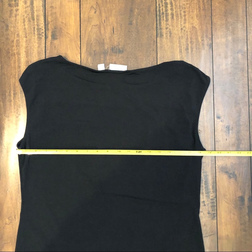 New York & Company Black Lace Floral Top - Picture 7 of 8